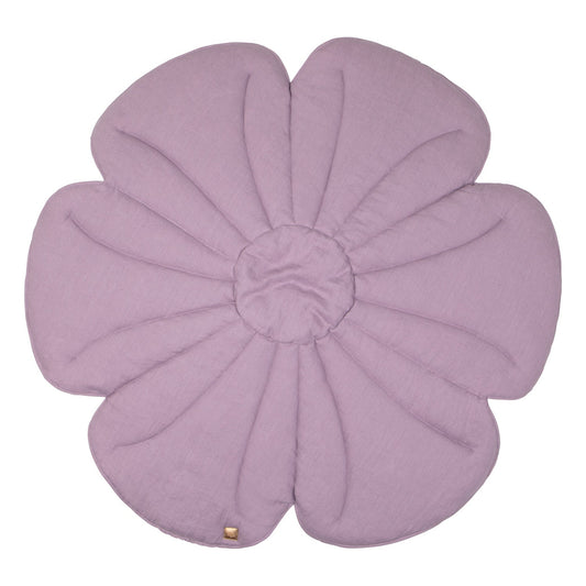 Linen "Lavender" Flower Mat