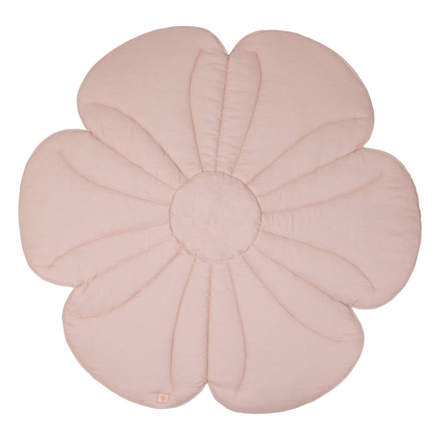 Linen "Powder rose" Flower Mat