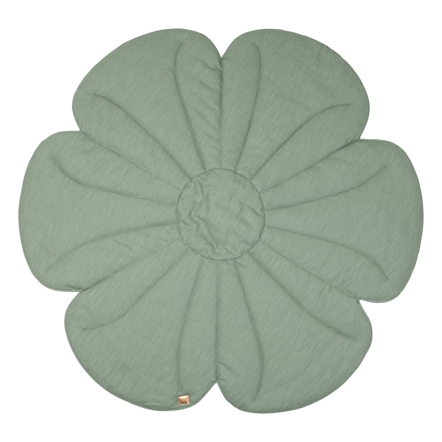 Linen "Sage" Flower Mat