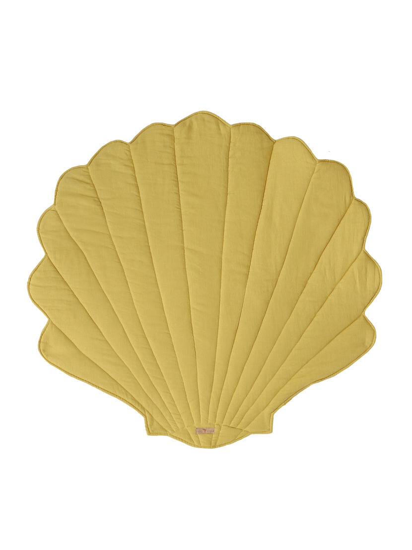 Linen “Honey” Shell Mat