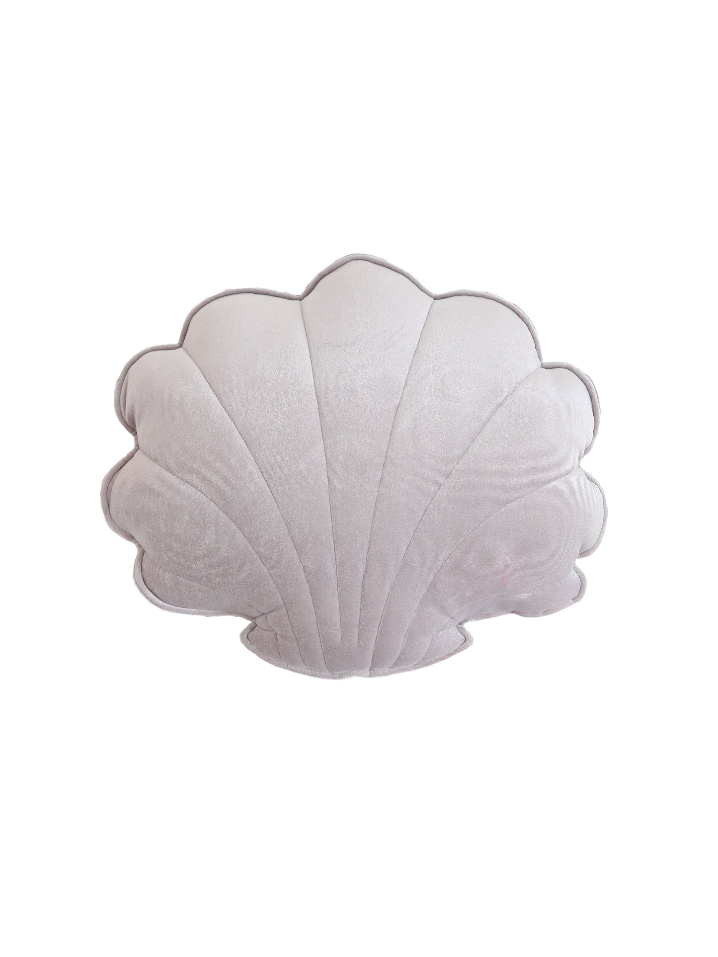 Velvet “Silver Pearl” Shell Pillow