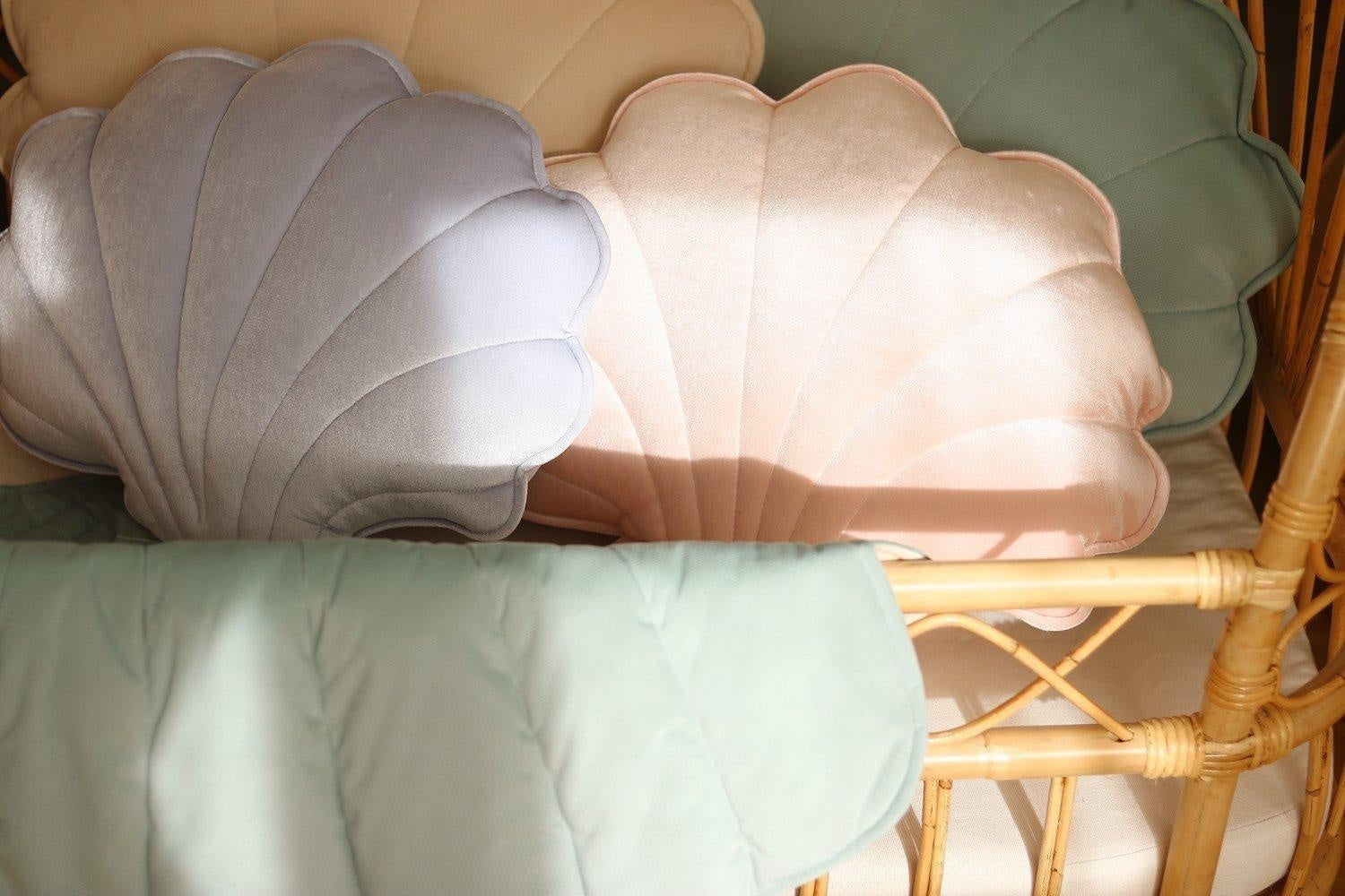 “Apricot Pearl” Velvet Shell Pillow