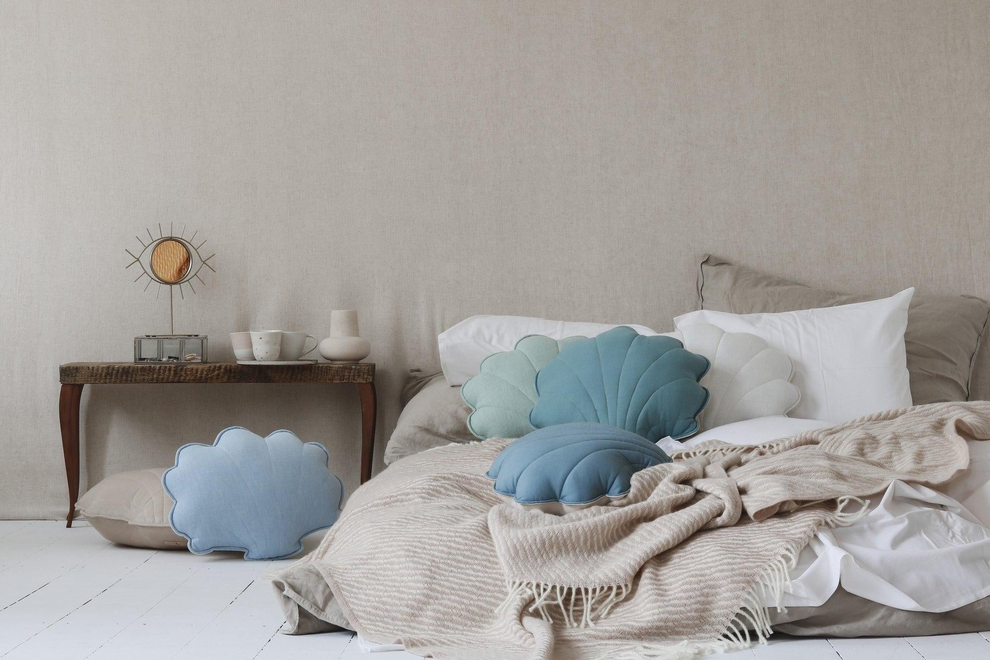 “Baby Blue” Linen Shell Pillow