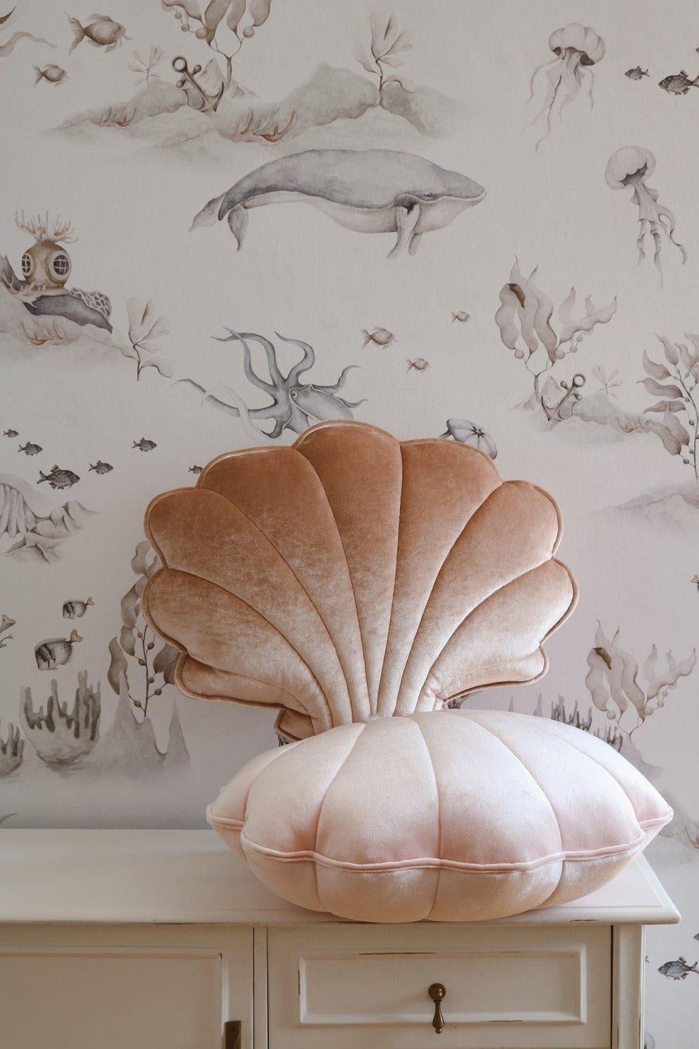 “Beige Pearl” Velvet Shell Pillow