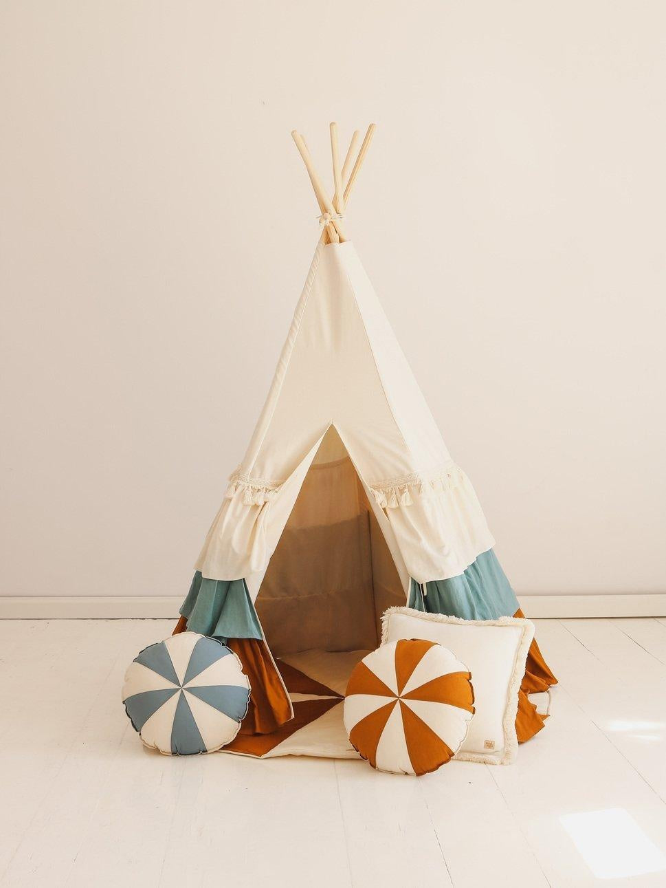 “Circus” Teepee Tent with Frills - Moi Mili