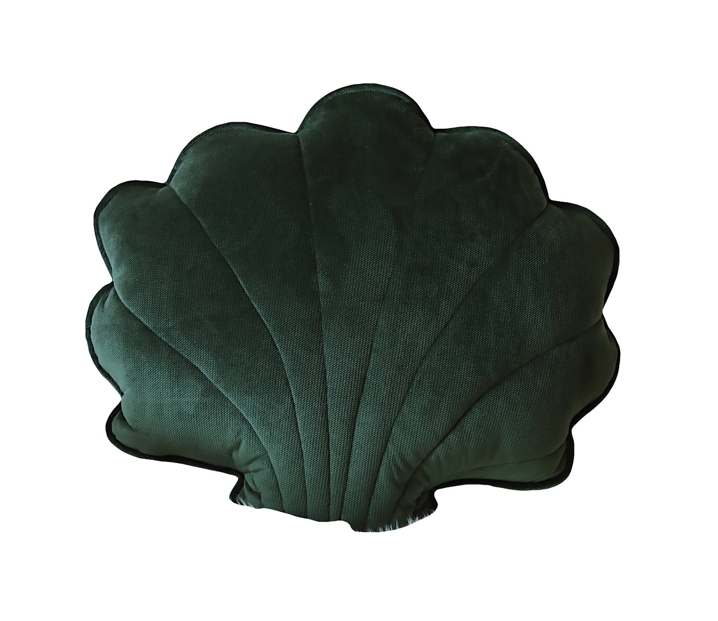 Large Velvet “Emerald” Shell Pillow