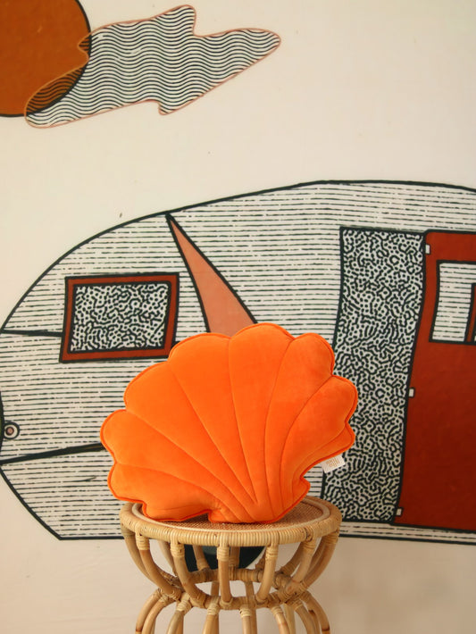 Soft Velvet “Orange” Shell Pillow