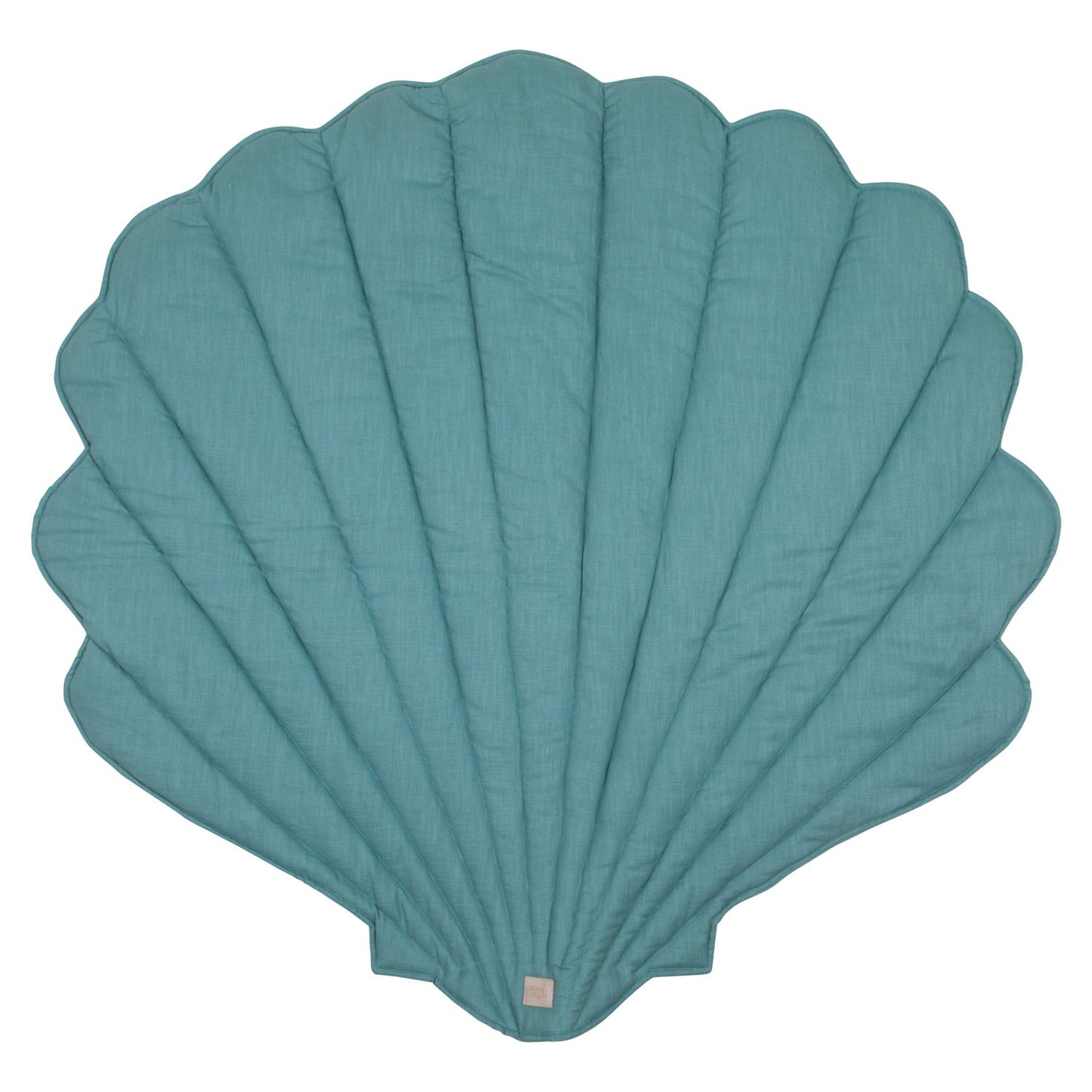 Linen “Eye of the sea” Shell Mat