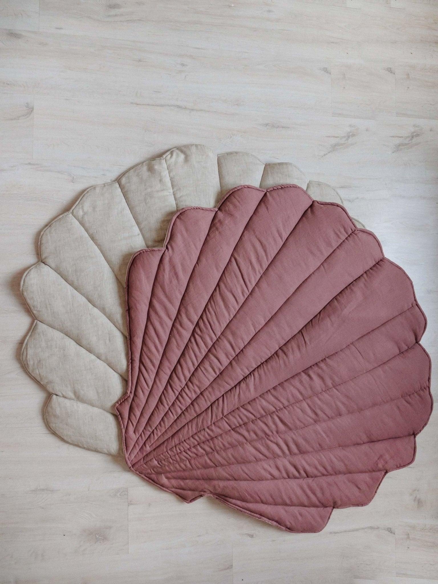 “Marsala” Linen Shell Mat