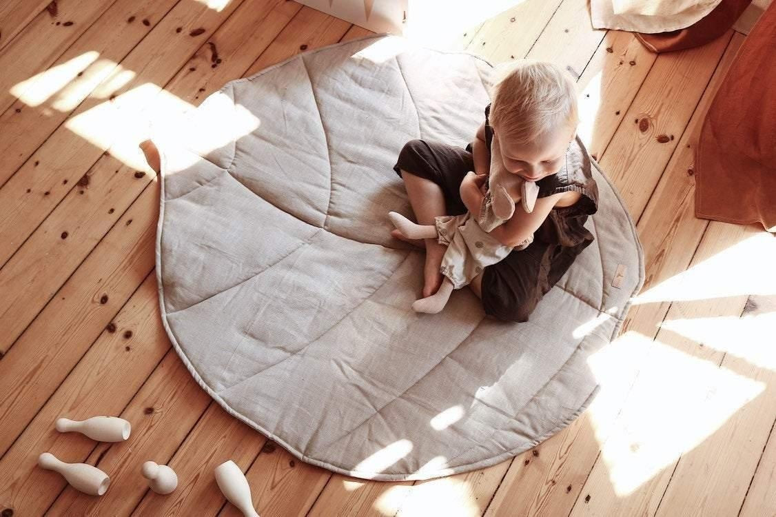 “Natural Linen” Leaf Mat