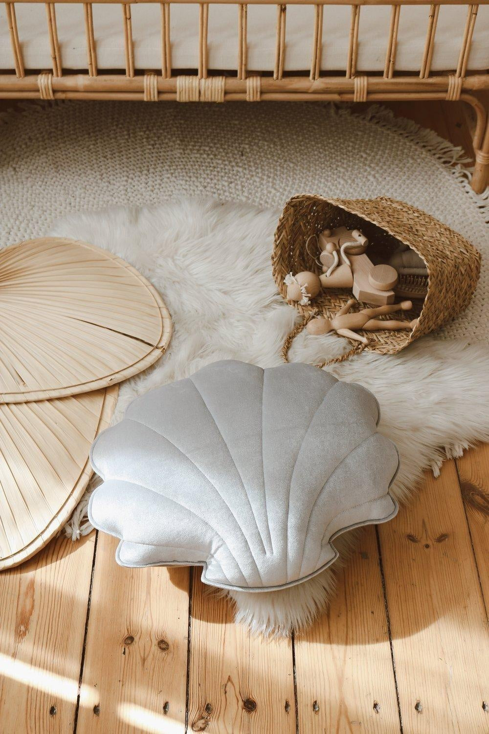 “Silver Pearl” Velvet Shell Pillow