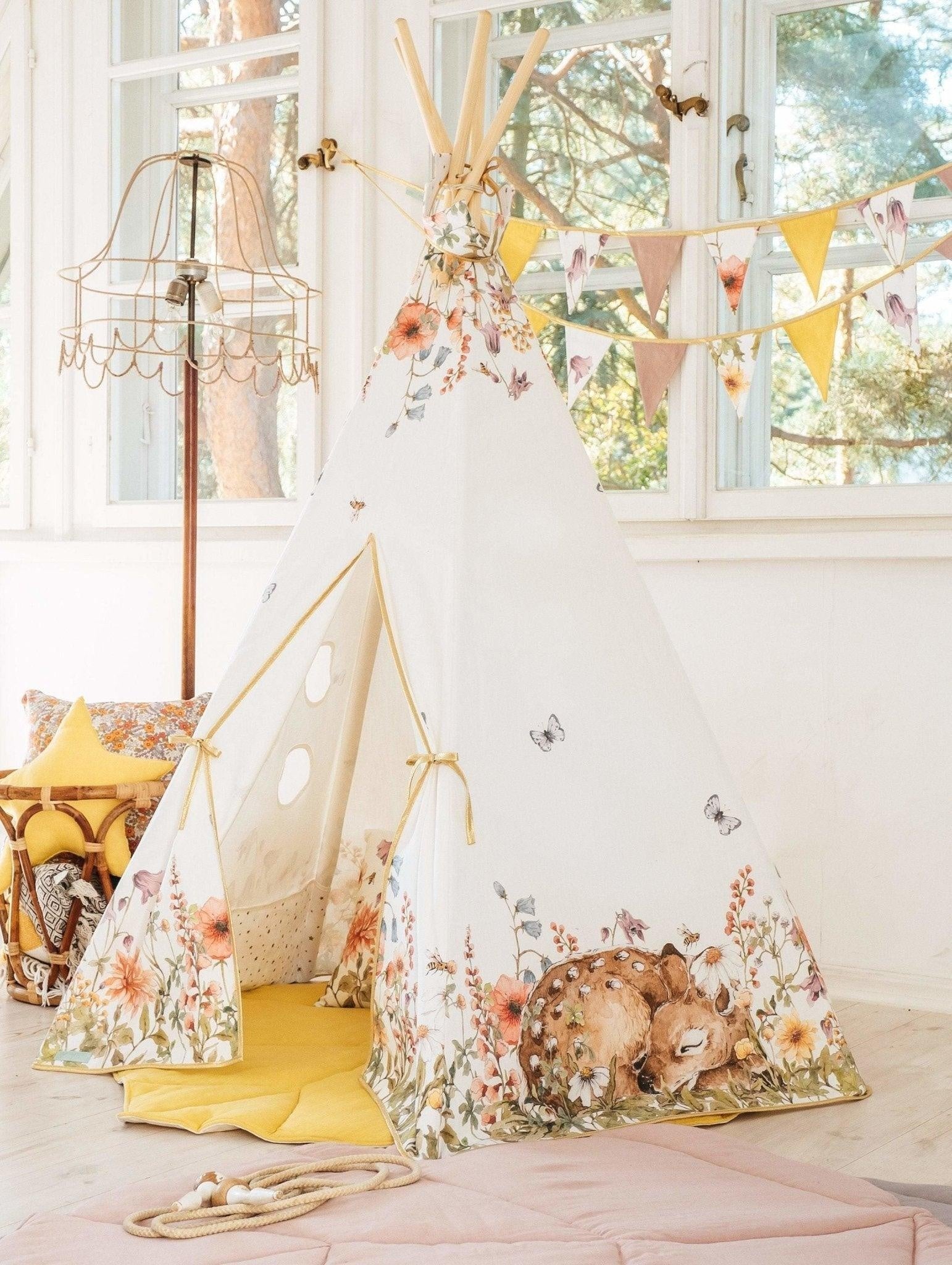 “Wildflowers” Teepee Tent